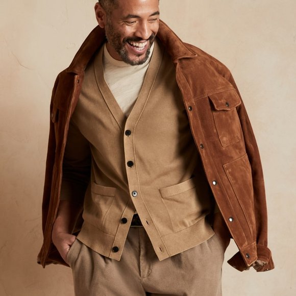 Banana Republic Organic Cotton Cardigan - Picture 1 of 9